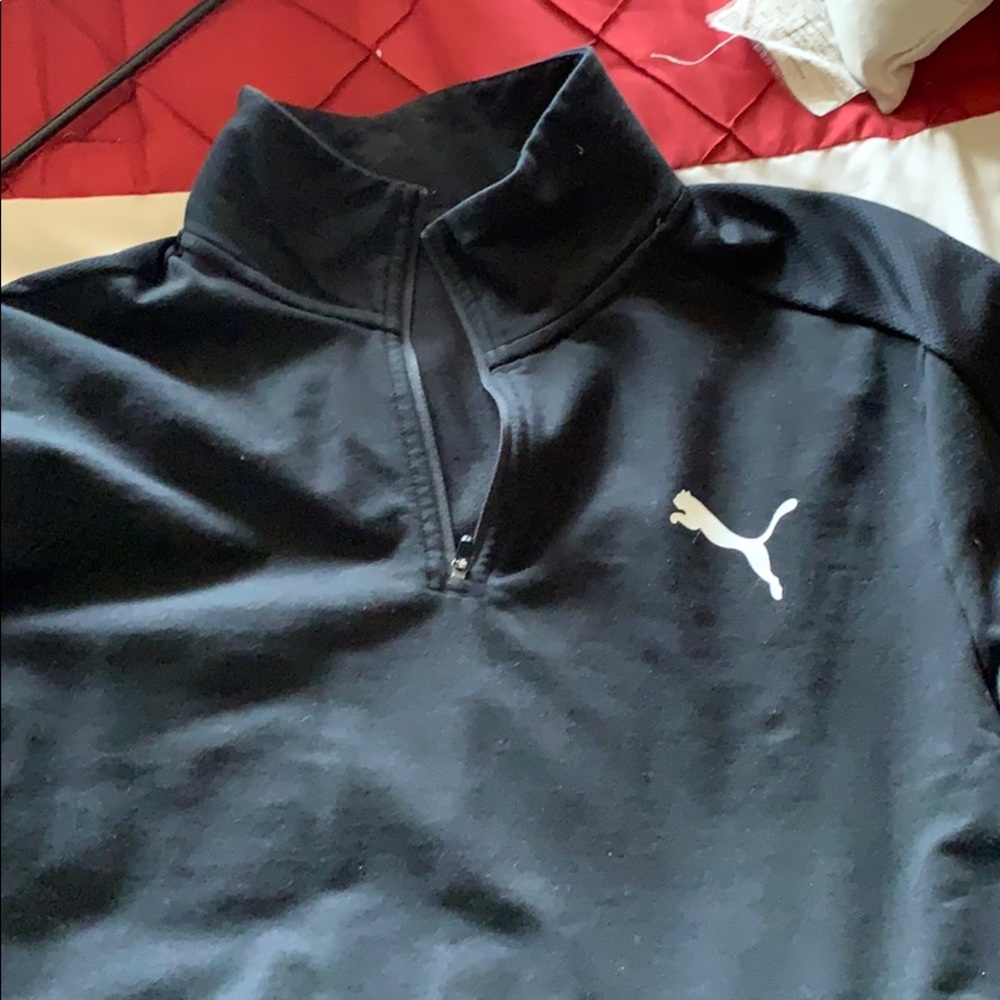 Never worn puma sweaters with half zipper
